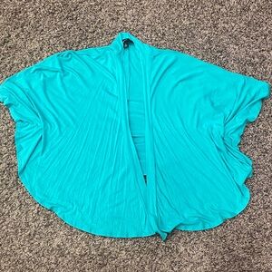 Women’s Teal Open Front Cardigan